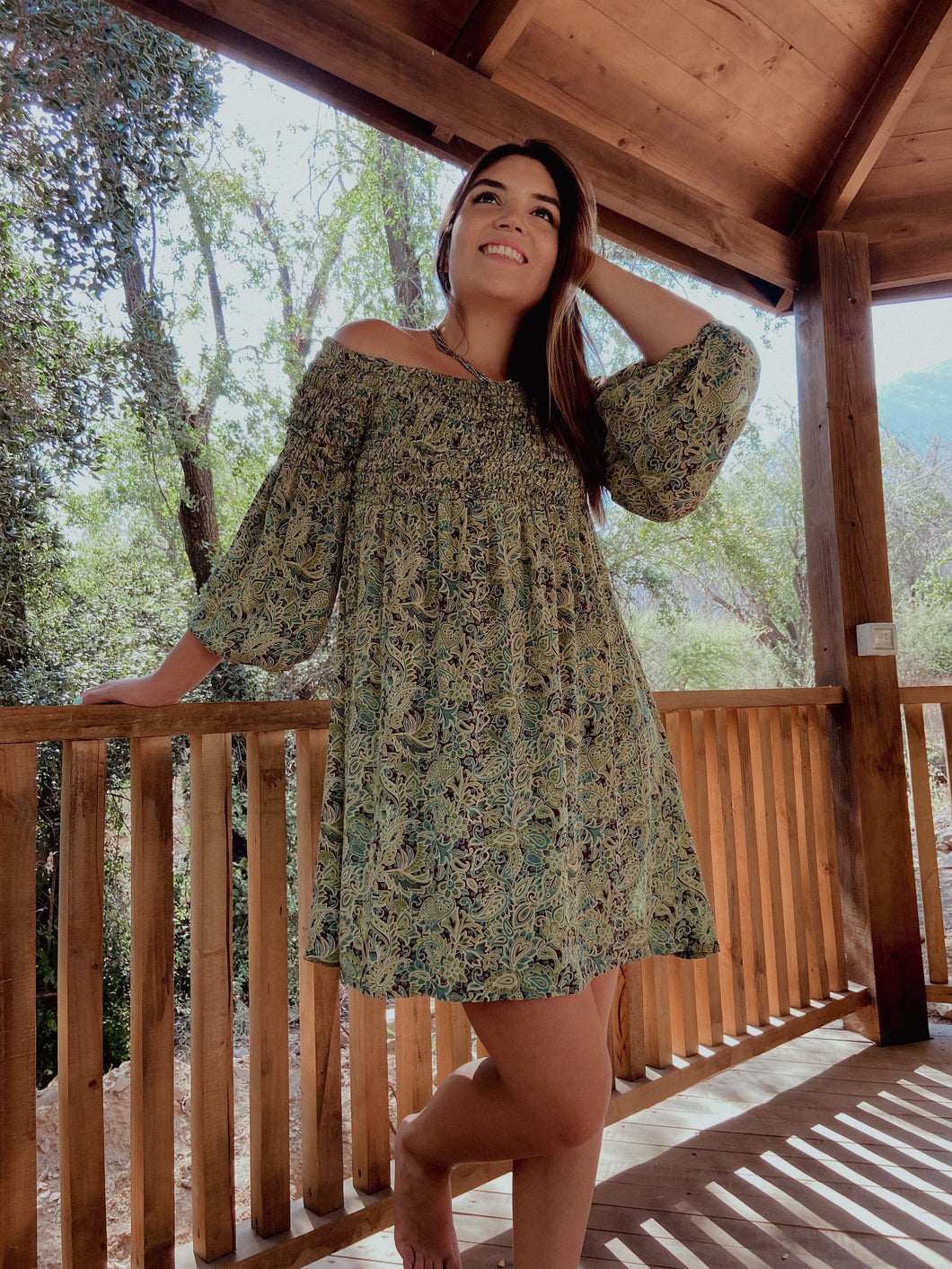 Vestido Pushkar Hojas (estándar)