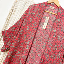 Cargar imagen en el visor de la galería, Kimono Medio Rojo Coral (estándar)

