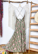 Cargar imagen en el visor de la galería, Vestido Amatista Print Verde (estándar)
