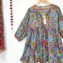Cargar imagen en el visor de la galería, Vestido Aires Gris (S-M)
