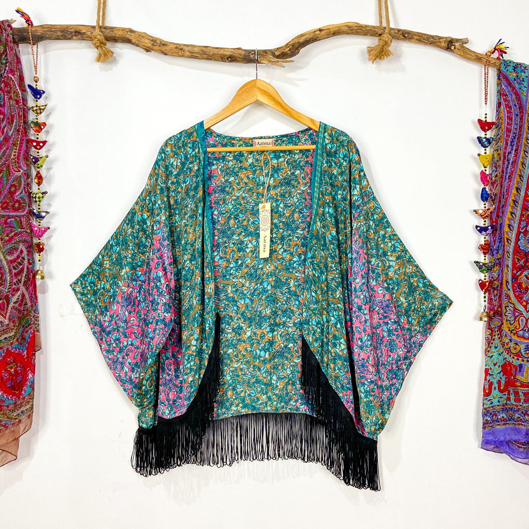 Kimono Flecos Verde (estándar)