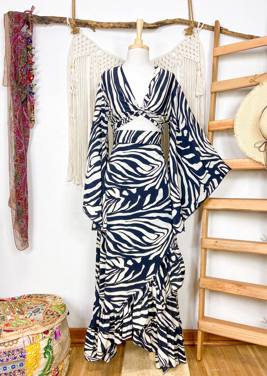 Conjunto Goa Blak Print (estándar)