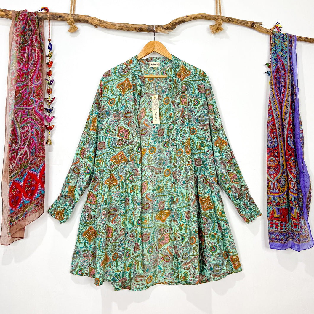 Vestido Queen Verde Agua (S-M)