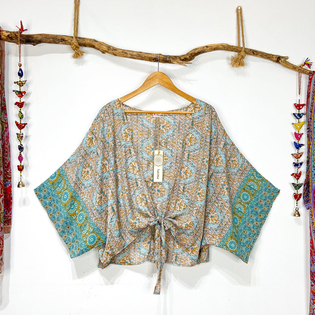 Top Mumbai Gris Turquesa (estándar)