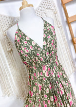 Cargar imagen en el visor de la galería, Vestido Amatista Print Verde (estándar)
