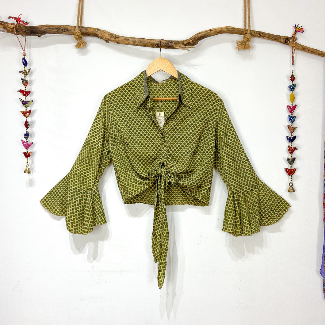 Camisa Amy Verde (S-M)