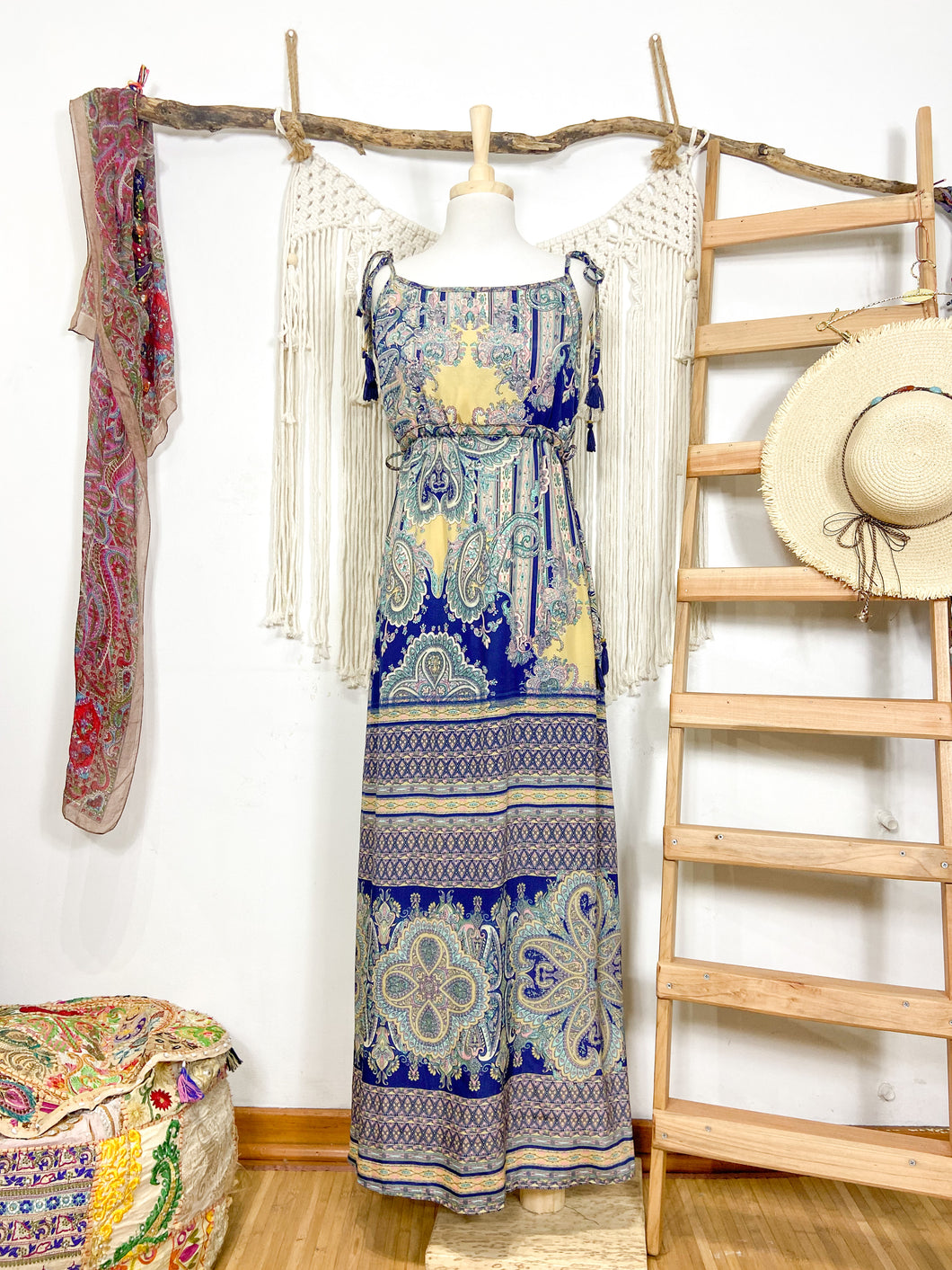 Vestido Sajda Mehendi (S-M)