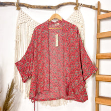 Cargar imagen en el visor de la galería, Kimono Medio Rojo Coral (estándar)
