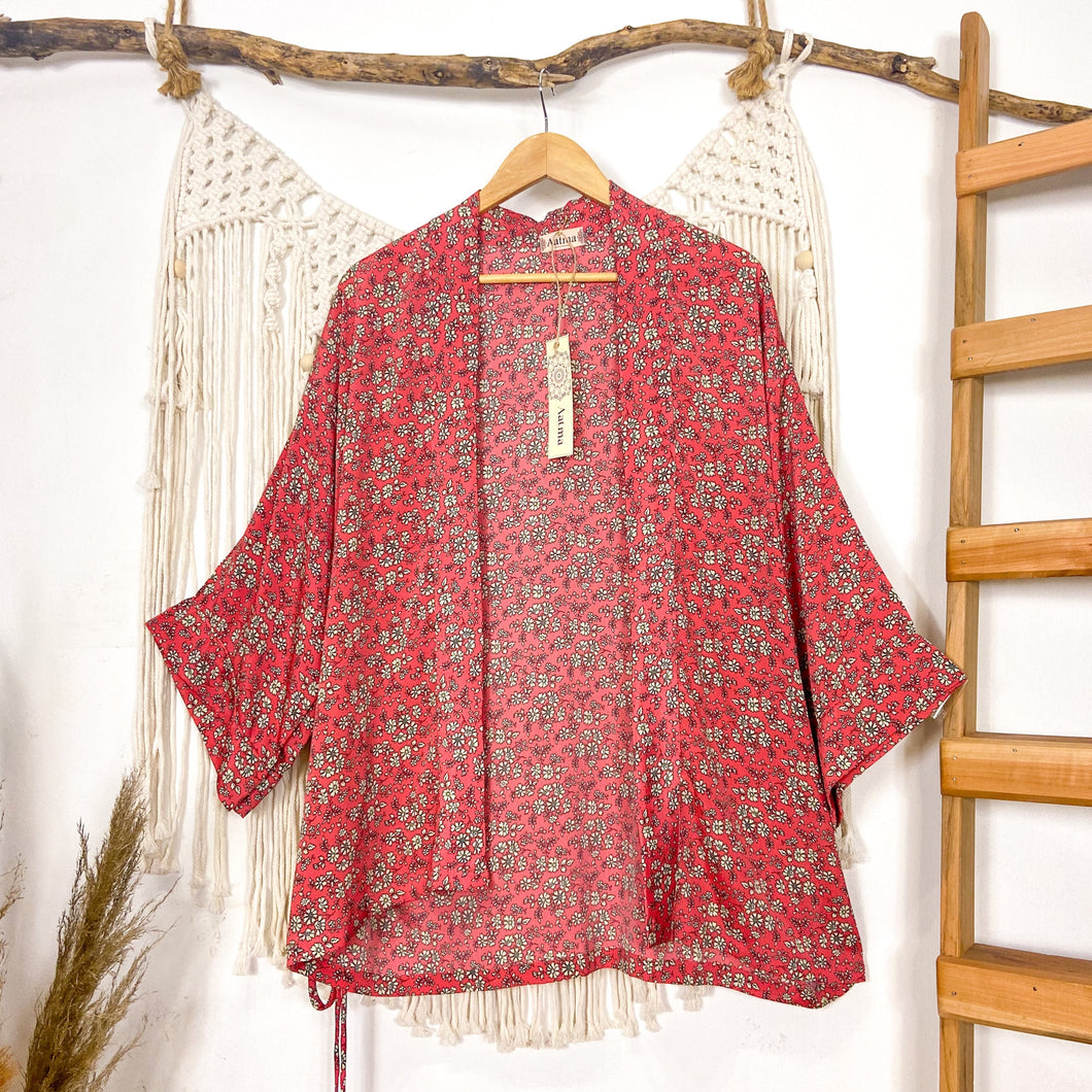 Kimono Medio Rojo Coral (estándar)