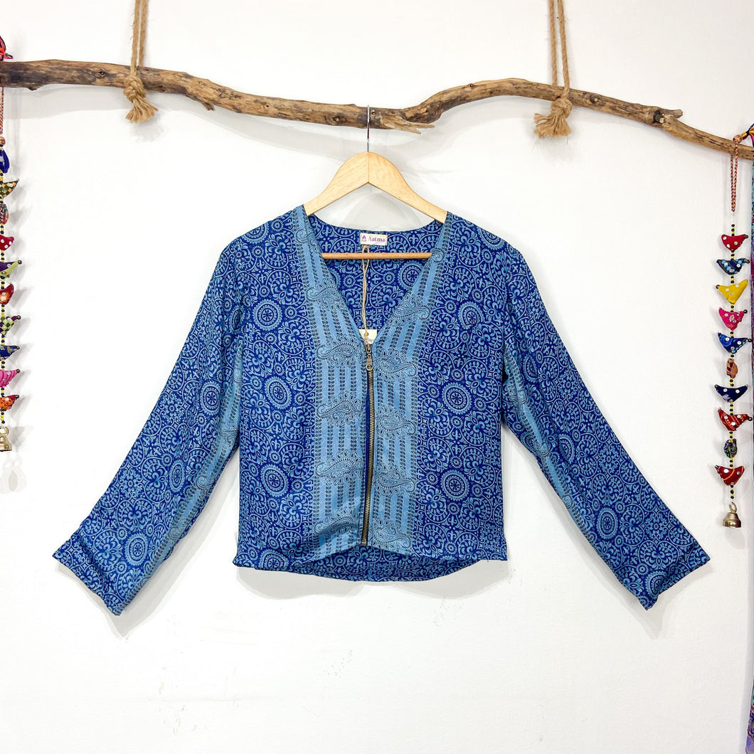 Chaqueta Victoria Azulada (S-M)