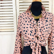 Cargar imagen en el visor de la galería, Top Aura Print Rosa (S-M)
