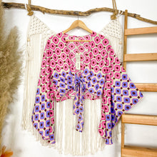 Cargar imagen en el visor de la galería, Top Kimono Lila Pink (estándar)
