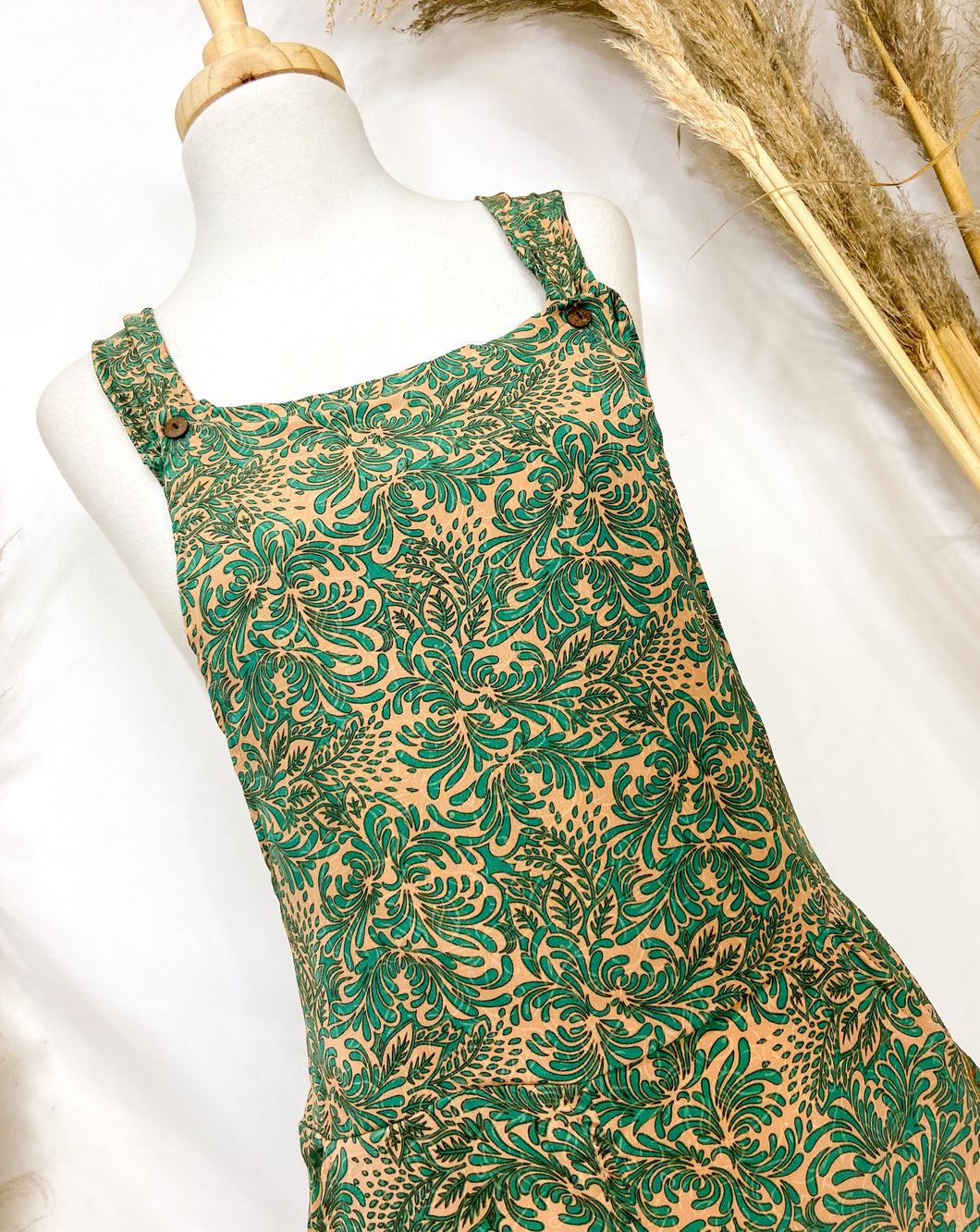 Jardinera Verde Beige (S-M)