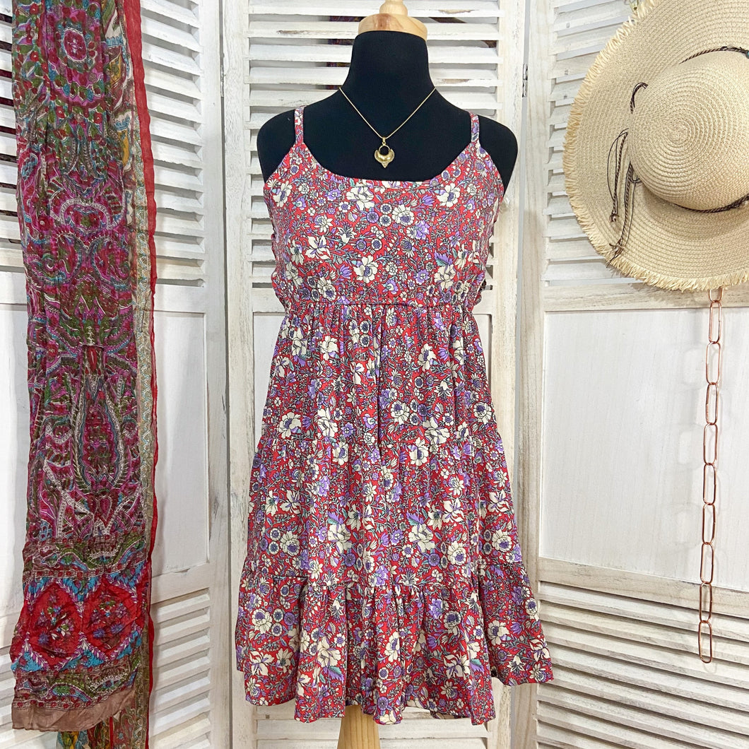 Vestido Kerala Rojo (S-M)