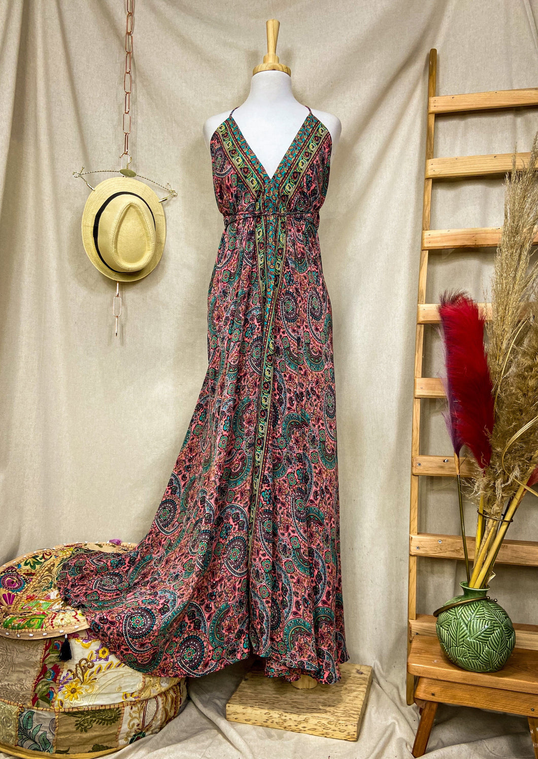 Vestido Amatista Green Pink (estándar)