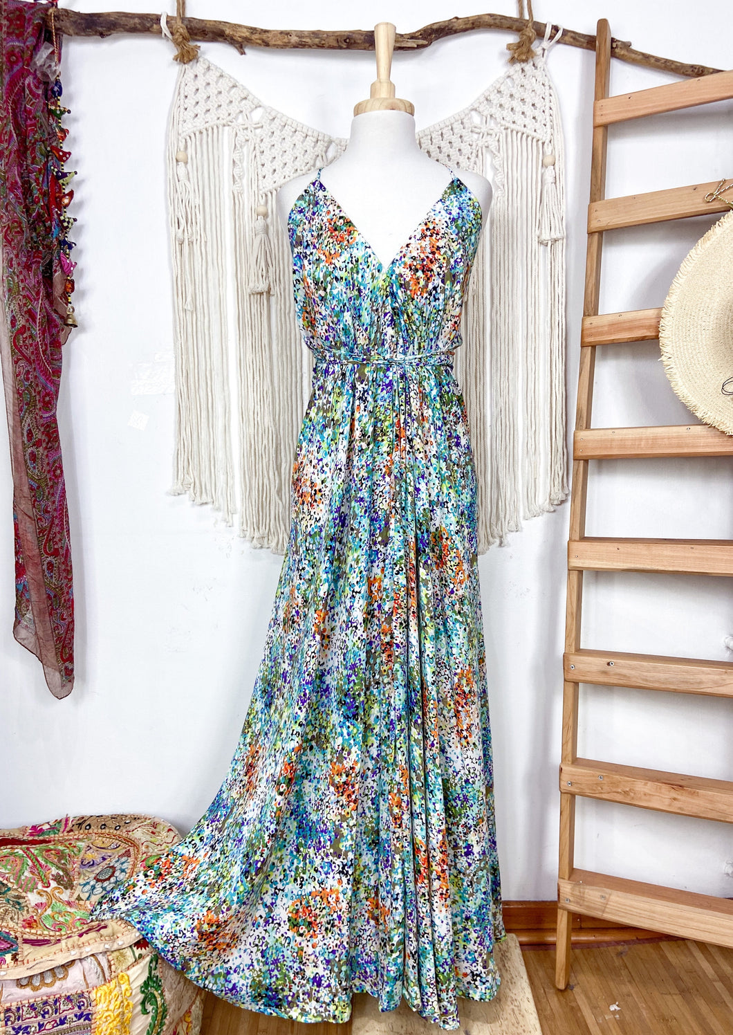Vestido Amatista Verde Azul (estándar)