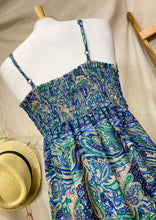 Cargar imagen en el visor de la galería, Vestido Asimétrico Azul (M-L)
