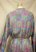 Cargar imagen en el visor de la galería, Vestido Gipsy Fucsia Turquesa (M-L)
