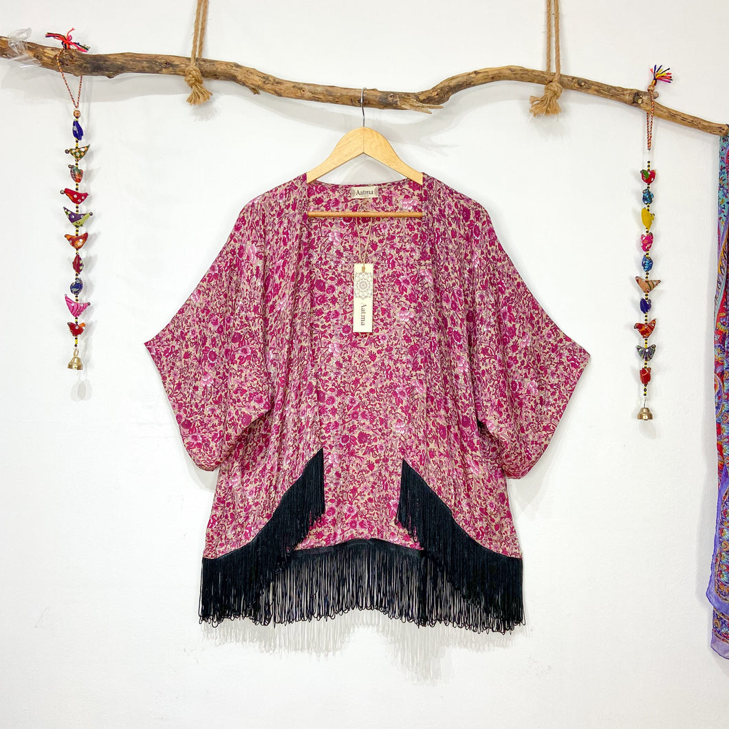 Kimono Flecos Fucsia (estándar)