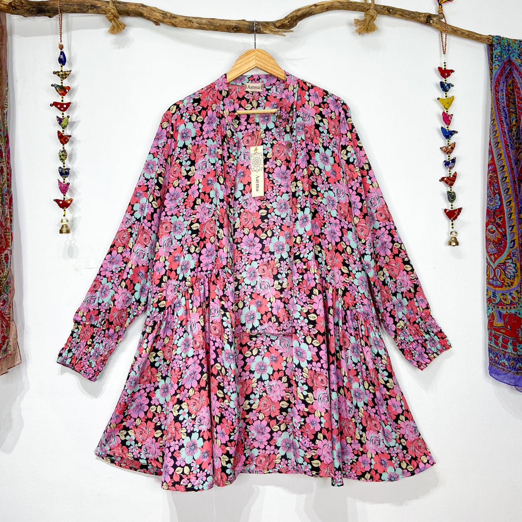 Vestido Queen Flores (L-XL)