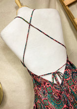 Cargar imagen en el visor de la galería, Vestido Amatista Green Pink (estándar)
